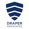 Logo of Draper Associates featuring a shield design.